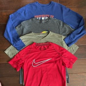 Nike, Lucky, NF - Set of 4 long sleeve/short sleeve tshirts
